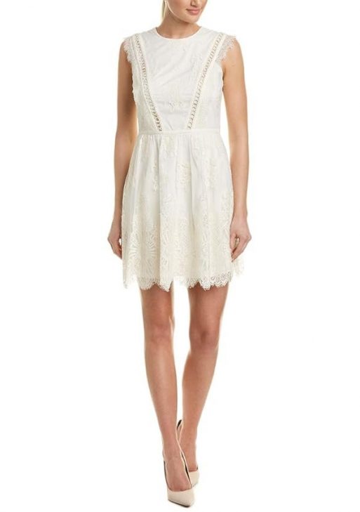 Aidan Mattox Aidan Women's Sleeveless Lace Cocktail Dress