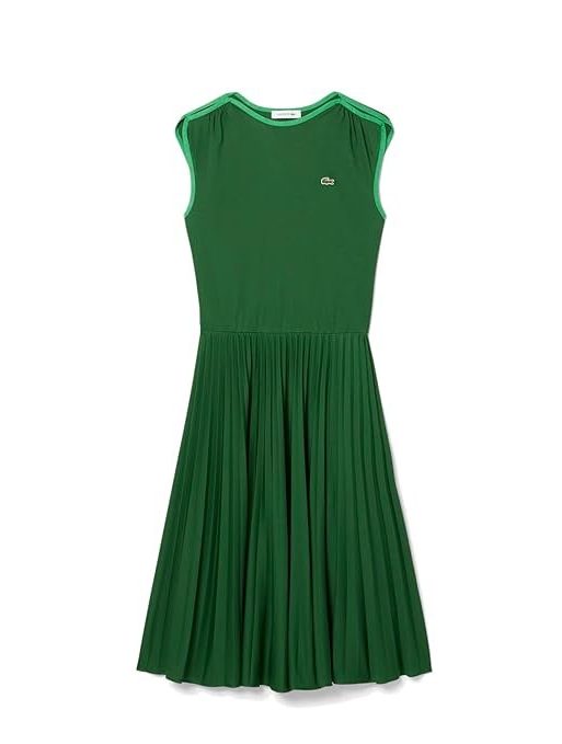 Lacoste Sleeveless Pleated Dress