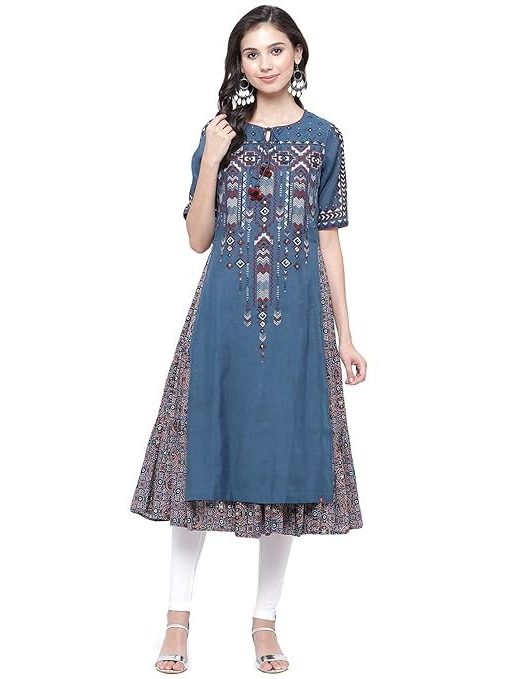 BIBA Women Polyester Kurta