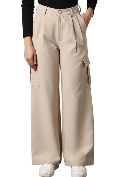 High Star Women Wide Leg Trousers