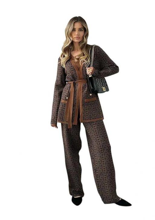 House of Jangid Polyester Women's Top and Pant Co-ords Set with Shrug