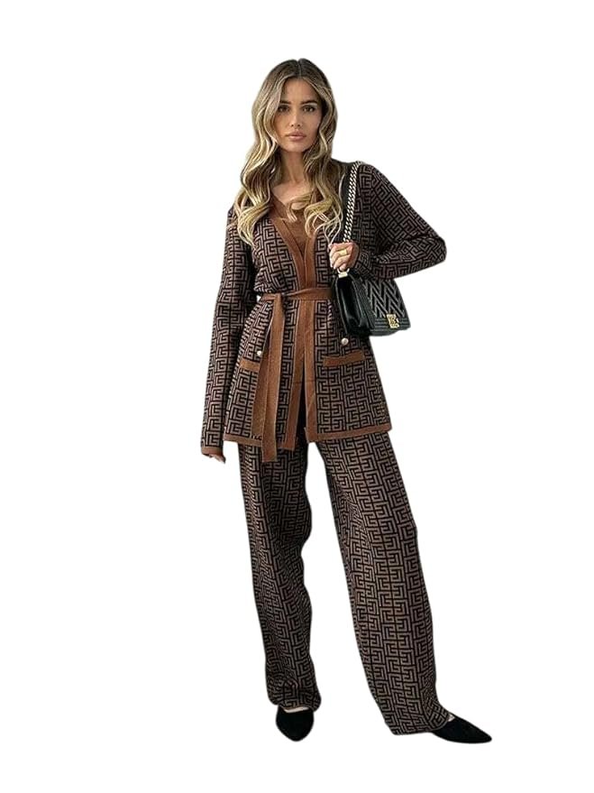 House of Jangid Polyester Women's Top and Pant Co-ords Set with Shrug