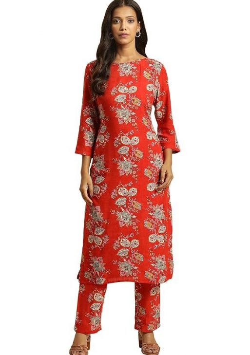 W for Woman Womens Viscose Kurta With Pant