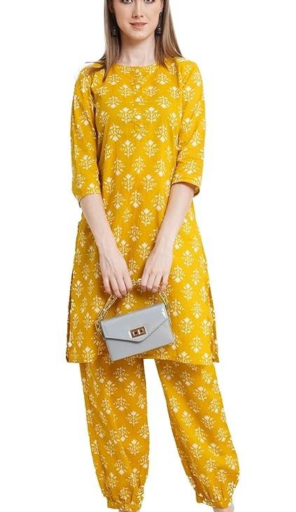 COTLAND Fashions Kurta and Pant/Palazzo Set for Women