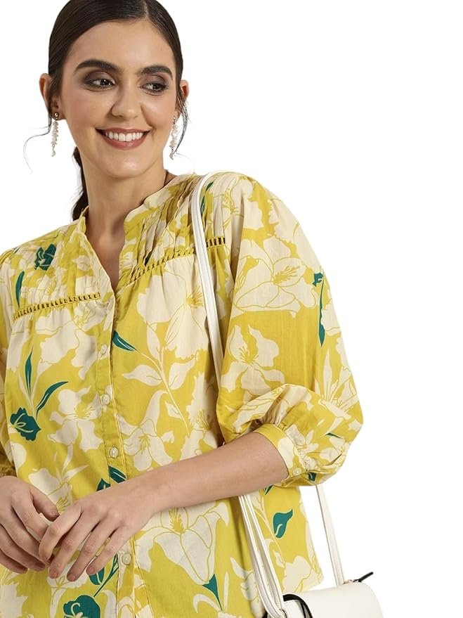 LITZO Women's Regular Fit Tunic Shirt
