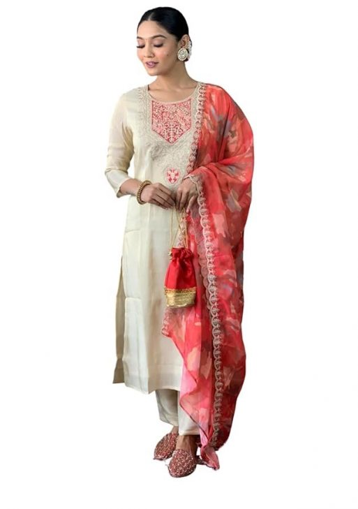 Naixa Chanderi Women's Kurtas & Kurtis