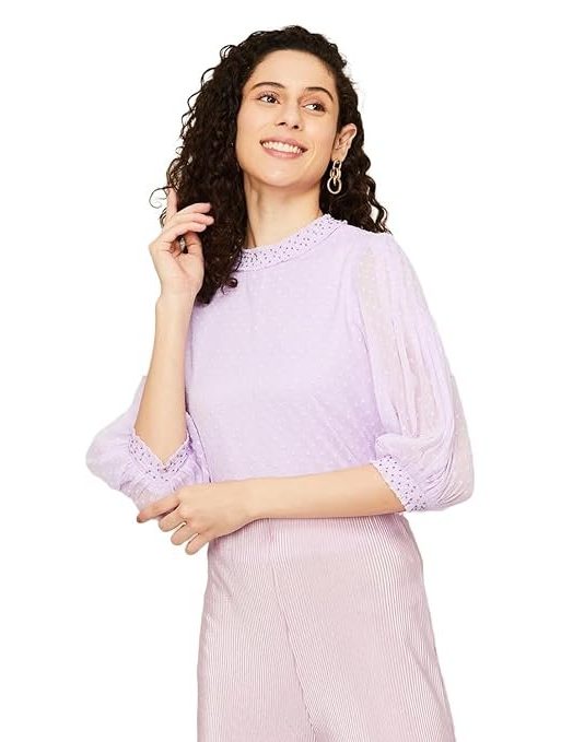 Code by Lifestyle Women Viscose Rayon Regular Fit Solid Top