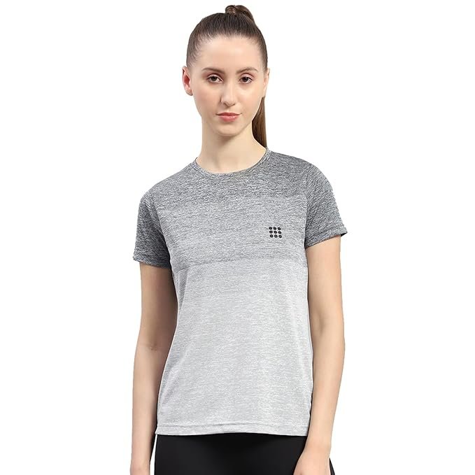 ROCK.IT Rockit from House of Monte Carlo Womens Striped Round Neck Half Sleeve Top